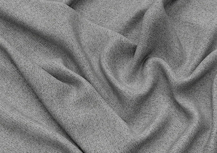 Roslin (Blackout), Koala Grey - Motorised Roman Blind - Image 4